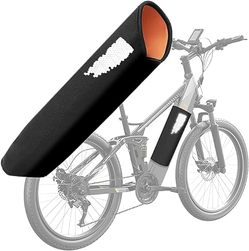 Protección De Batería Integrada para Bicicleta Eléctrica - E-Bike Funda Protectora para Tubo de 28-32cm, Funda de batería para Bicicleta eléctrica, Funda Protectora de Batería contra Polvo/Frío