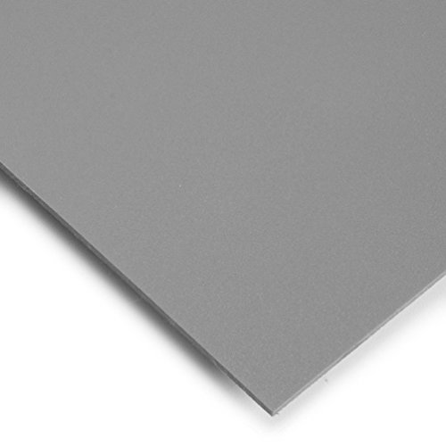 PVC Espumado Plancha Din A3 Medidas 29,7cm x 42cm Grueso 3mm Color gris