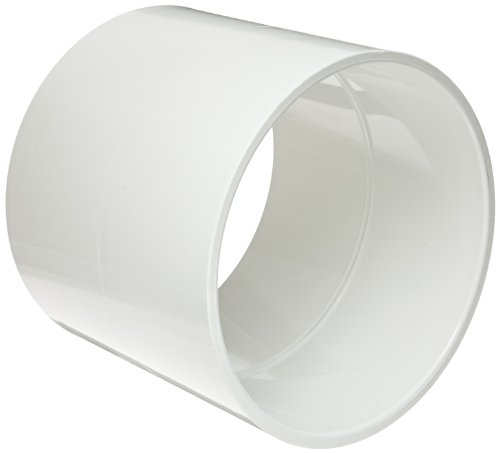 Racor de tubería Spears serie 429 de PVC, acoplamiento, cédula 40, color blanco, encaje