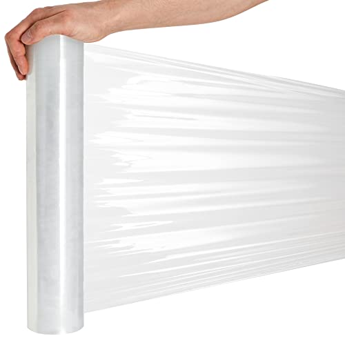 RAGO® Film transparente para muebles 130m I Película embalaje 900g I Film para Embalar rollo de lámina elástica para muebles, rollo de papel de mano, envoltorio de embalaje (7,5 x 7,5 x 40 cm), 0,9 kg