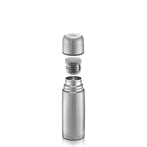 Reer 90308W - Botella térmica de acero inoxidable (300 ml, pequeña), color plateado