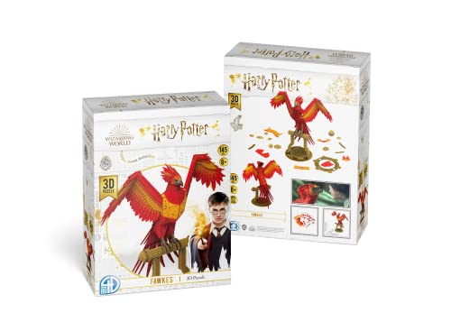 Rompecabezas de papel 3D de Harry Potter de paisaje urbano 4D (Fawkes)