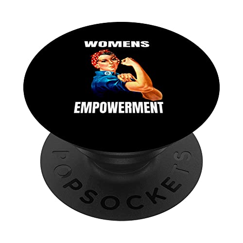 Ropa de empoderamiento para mujeres-Flex Your Muscle PopSockets PopGrip Intercambiable