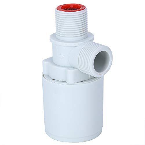 ROSEBEAR Válvula de Control de Nivel de Agua Automática de 3/4 Pulgadas Válvula de Bola Flotante de Plástico para Tanques de Agua Torres Piscinas