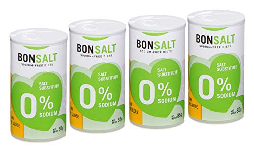 Sal Sin Sodio - Bonsalt Sal 0% Sodio - Sustituto de la sal común - Ideal en dietas bajas en sodio - Baja en calorías - Keto - Apta para Veganos y Vegetarianos - Castello since 1907-4 x 85g = 340g
