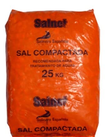 Salinera EspañOla. 10533 - Sal descalcificador 25kg en pastillas salnet 10533 25 kg