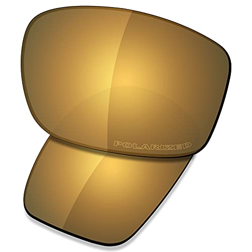 Saucer Lentes de repuesto premium y kits de goma para Oakley Valve New 2014 OO9236 Gafas de sol de alta defensa - bronce dorado polarizado