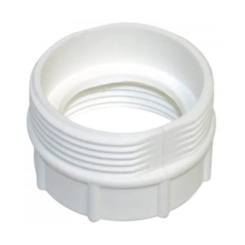 Schläfer 619611 - Reducción de sifón de 1 1/2 a 1 1/4 (pulgadas) de plástico, adaptador para sifones, tubo de drenaje, reductor de desagüe para fregadero, reducción para sifones macho/hembra