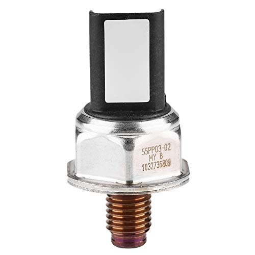 Sensor de presión de combustible, Fydun Sensor de presión del riel de combustible automático 55PP03-02 9307Z507A Sensor de alta presión del riel de combustible Para 2,0/2,7 XDI 2003-2015