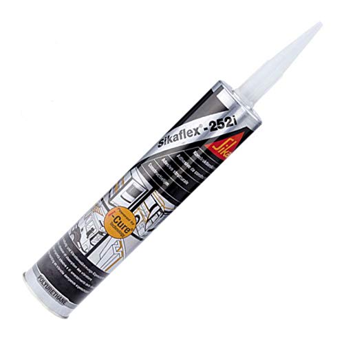 Sikaflex® 252i - Pegamento para construcción (resistente a la intemperie, 300 ml), color negro