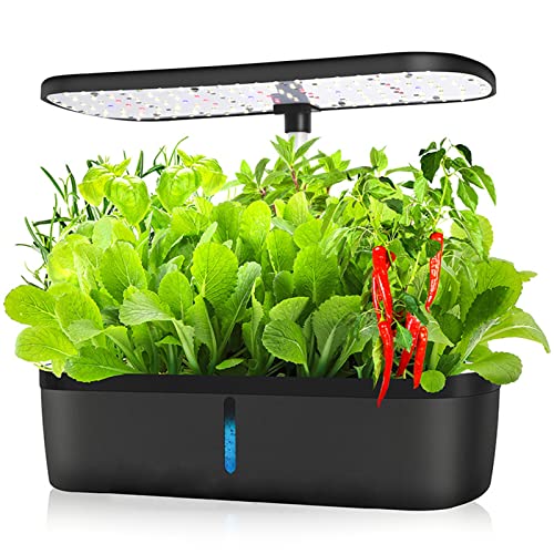 Sistema de Cultivo hidropónico, 12 cápsulas kit de iniciación de jardín para interior con luz crecimiento, Kit de germinación inteligente con función de sincronización de ciclo, Altura Ajustable#2