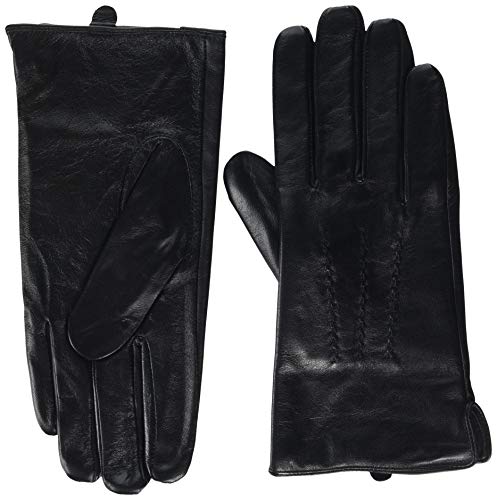 SNUGRUGS Premium Soft Leather Glove Guantes, (Black Black), (Talla del Fabricante: 10") para Hombre