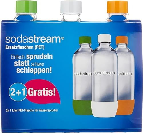 sodastream Twinpack Pet Botella para Bebida carbonatada - Accesorio para máquina para Soda