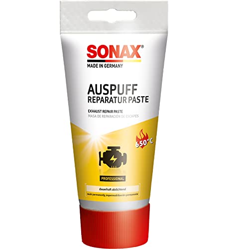 SONAX Pasta para la reparación de tubos de escape (200 g) cierra pequeñas grietas, agujeros y fugas | N.° 05531000