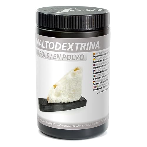 SOSA Maltodextrin 12 Dextrose Equivalente 21.16 oz' deal para Reposteria y Aumentar el Volumen del Alimento - 500 Gramos