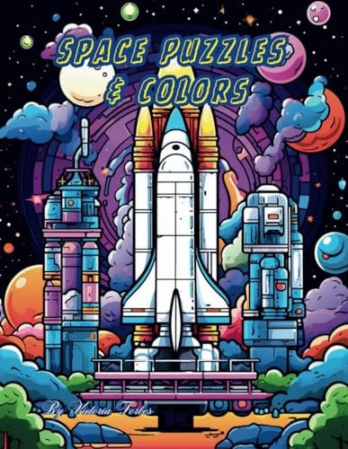 Space Puzzles & Colors: Fun space puzzles for children