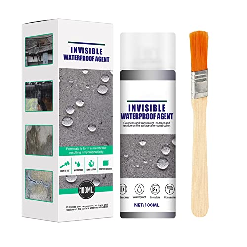 Spray de unión súper Fuerte - Agente Impermeable Invisible Permeable - Spray sellador para atrapar Fugas para Azulejos de baño Revestimiento Impermeable para techos de Paredes Exteriores
