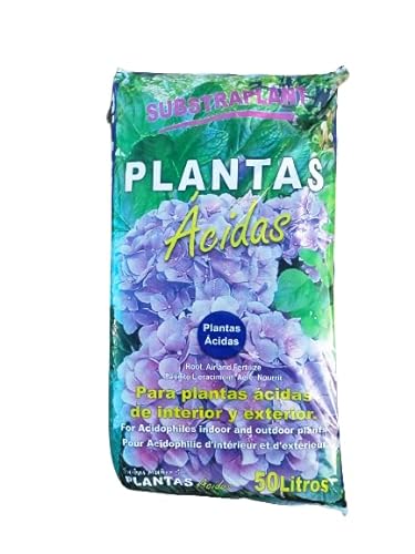 SUBSTRAPLANT Saco 50 litros Sustrato para Plantas Ácidas (Hortensias, Azaleas, Rododendros, Camelias...etc)