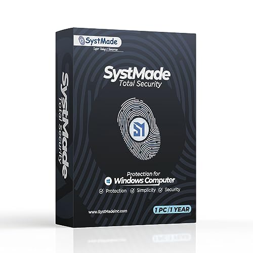 SystMade Total Security I 1 PC 1 año I Con control parental I Modo de juego I Entrega de correo electrónico en 2 horas - Sin CD