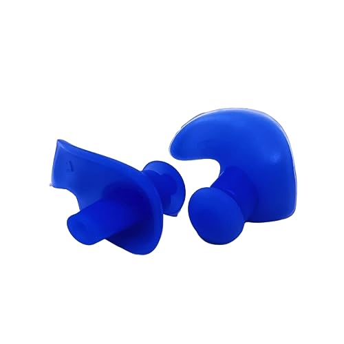 Tapones para los oídos de natación – Descuentos de cantidad– Deportes en agua – Tapones para los oídos para niños y adultos – Unisex – Piscina – Color azul – Cantidad de paquetes: 1 - 100 unidades