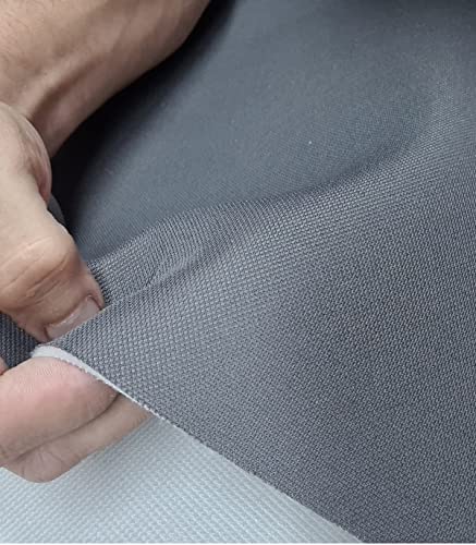 Tela gris Medio Foamizada para tapizar coche.Tapizar techo coche, puertas y interiores. Se vende a metros