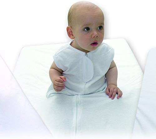 Ti TIN | Sábana Bajera de Seguridad para Bebés 100% Algodón | Sábana Infantil para Cama de 90 | Color Blanco | 90x190 cm | Ideal para etapas de transición de la Cuna a la Cama