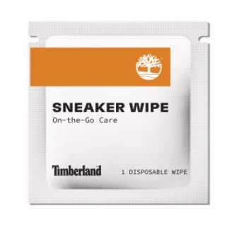 Timberland Zapatillas de deporte Wipe – 8 toallitas desechables para limpiar tus zapatos/zapatillas/accesorios/piel, tela NO NUBUCK, transparente, 8 salviette detergenti monodose