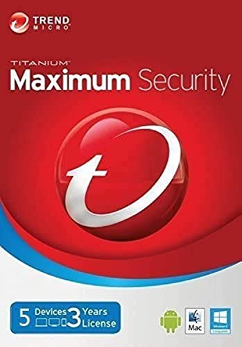 Trend Micro Máxima seguridad 5 dispositivos 3 años para PC, Mac, Android e iOS