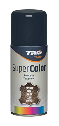 TRG The One - Tinte en Spray para calzado de Piel y Piel Sintética | Ideal para Restaurar o cambiar el color de Zapatos de Piel | Super Color #321 Verde oscuro, 150ml