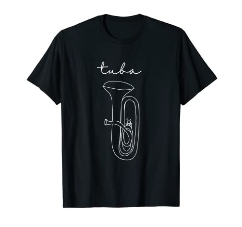 Tuba Instrumento Musical Dibujo Camiseta