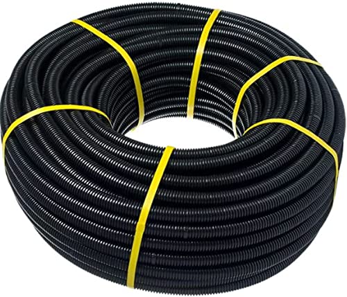 Tubo corrugado 16mm 25m【IGNIFUGO】No propagador de llamas • Tubos corrugados flexibles para cables electricidad • 25 metros • PVC de Calidad