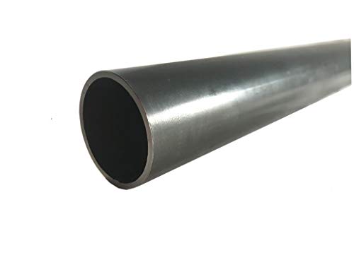 Tubo de acero para construcción S235, varios tamaños a elegir hasta 2 metros de longitud (42,4 x 2,5 mm (2000 mm)