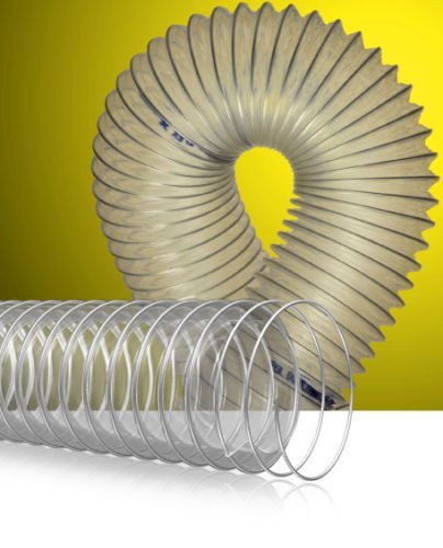 Tubo de poliuretano flexible para instalaciones de aspiración Ø 80 mm embalaje de 5 m