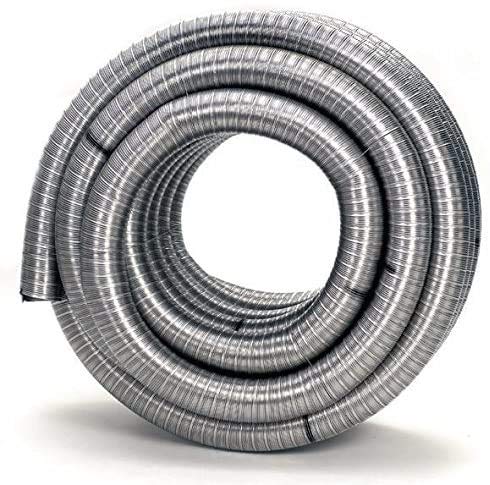 Tubo flexible de acero inoxidable para chimenea, diámetro de 120 mm, se vende por metros