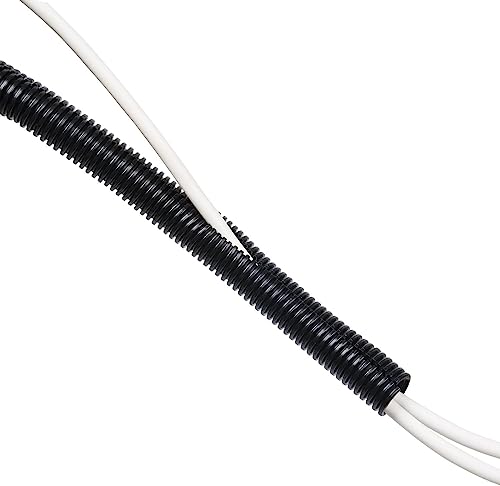 Tubo Flexible de plastico Corrugado para Cables electricos - 25mm Diametro x 1.3 longitud - Negro