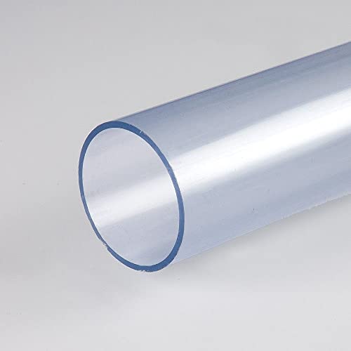 Tubo PVC transparente de 1,8 mm (pared) diam 50 mm de 1 metro