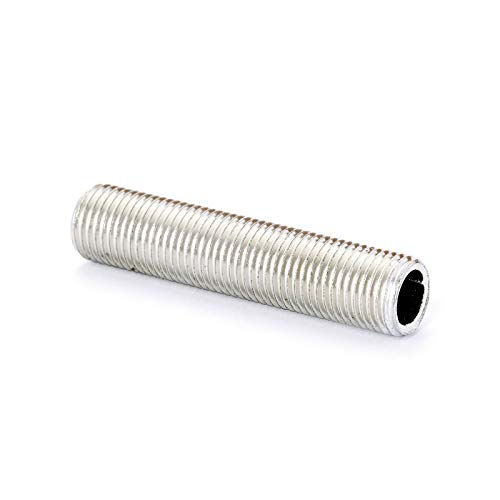 Tubo roscado M10 x 1 10 x Tubo de hierro galvanizado para lámparas, 10 unidades (45 mm)
