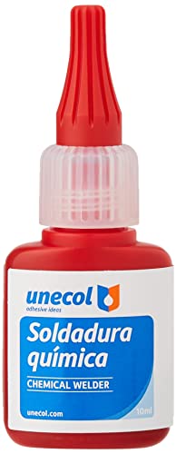 Unecol 8642 Soldadura química (Estuche Botella), Blanco, 10 ml