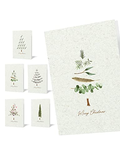 UNICEF - Pack de 10 Tarjetas de Navidad, Organic Trees