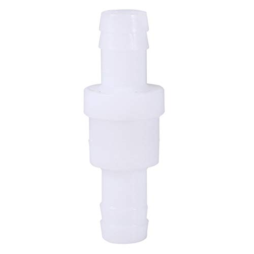Válvula de retención de plástico, válvula de retención de agua de 12 mm 1/2 "1 vía para aire líquido