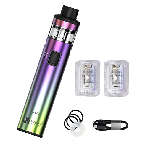 VAPTIO Kit de inicio con 3000mAh Batería 50W Vape Pen Vaporizador todo en uno Cigarrillo electrónico Sin E-Liquid Sin Nicotina(Rainbow)