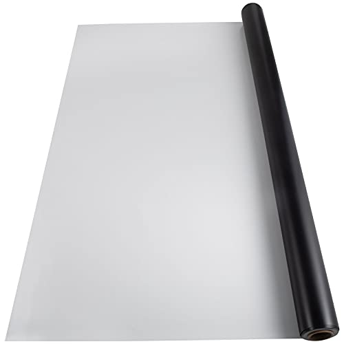 VEVOR Suelo de Danza 2 x 7 m Rollo de Vinilo para Pista de Baile Doble Cara Marley Dance Floor Espesor 1,5 mm Suelo para Ballet Blanco y Negro Piso para Baile 14 ㎡ Pista de Danza PVC Estudio Gimnasio