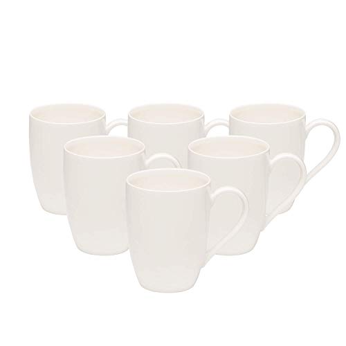 vivo by Villeroy & Boch Group - Tazas de café Basic White | Set de tazas de café para momentos agradables, porcelana premium, blanco, apto para lavavajillas, 260 ml