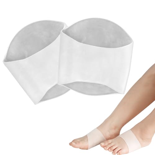 Volumoon Soporte de Arco, Almohadillas Ortopédicas Pies de Silicona, Plantillas de Soporte de Arco de Gel, Mangas del Arco Fascitis Plantar Alivio, Soporte de Arco para Pies Planos Fascitis Plantar