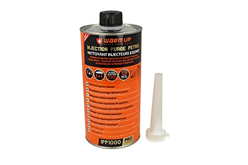 Warm Up - Código IPP1000 - Injection Purge Petrol - Limpiador para sistemas de inyección de gasolina (limpia bomba de inyección, inyectores, conductos, válvulas y cámara de combustión), 1000 ml