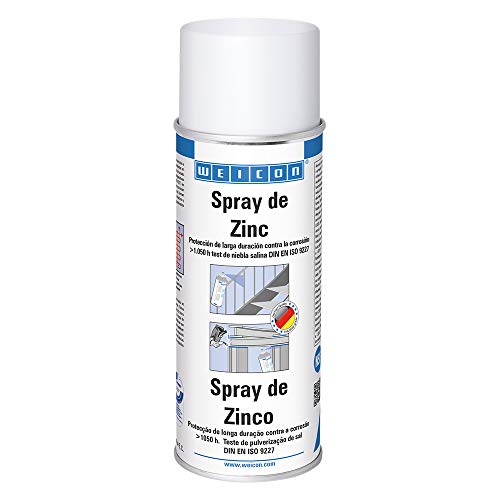 WEICON Spray Zinc | 400 ml | Protección catódica anticorrosiva de larga duración