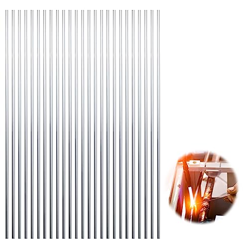 Wig - Alambre de soldadura (50 unidades, aluminio, 2 mm, varilla de soldadura TIG, baja temperatura para acero) (30 cm)