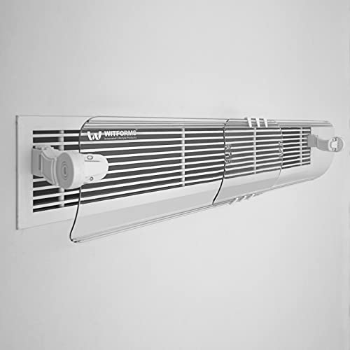 WITFORMS / Central - Deflector de aire de CA ajustable adecuado para el sistema central de aire acondicionado y rejilla. Mejora la circulación de refrigeración y calefacción