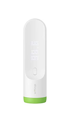 Withings Thermo - Termómetro temporal inteligente, Apto para bebés, niños pequeños, niños y adultos; sin contacto físico