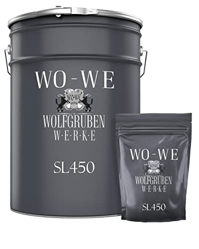 WO-WE Pintura de Resina Epoxi para Piscinas - Revestimiento Duradero para Cemento y Baldosas SL450 Blanco puro - 10Kg